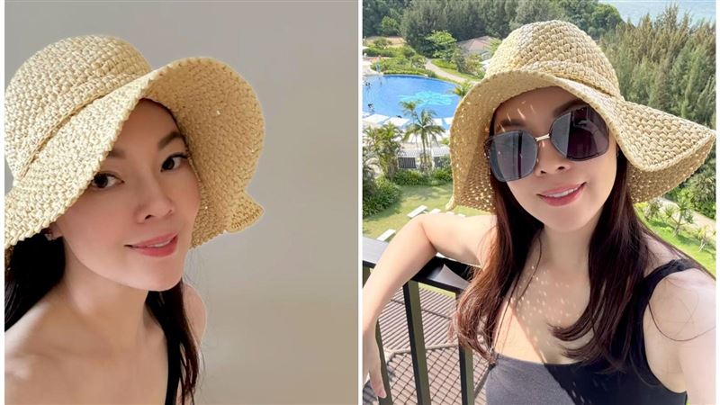 曾馨瑩度假美照4連發！黑背心小辣曬性感