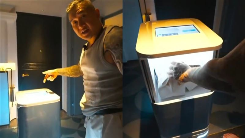 館長狂讚中國送餐機器人 微博網友也不爽