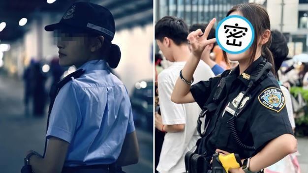 絕美女警太仙被瘋傳　肩上編號意外曝身份