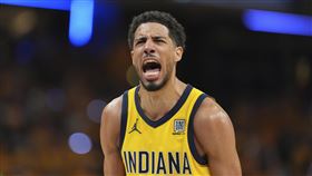 ▲哈利柏頓（Tyrese Haliburton）成為聯盟史上第5位決賽單場20分、10助攻卻0罰球的球員。（圖／美聯社／達志影像）