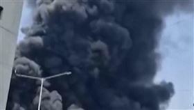 印度航空墜機（圖／AP／VALIDATED UGC 授權）