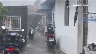 獨／蘭嶼傳災情！環島公路土石流綿延百米