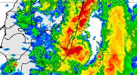 中央氣象署發布豪雨特報、陸上強風特報。（圖／翻攝自中央氣象署）