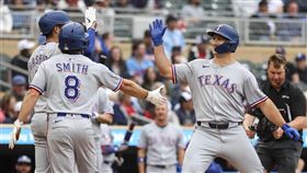 ▲遊騎兵全場擊出6轟，16：3擊敗雙城。（圖／美聯社／達志影像）