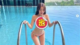 韓國旅遊網美金敏京身材傲人。（圖／翻攝自IG)
