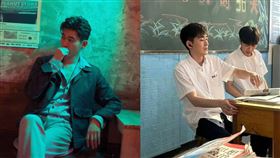 張翰降齡演高中的畫面被酸爆。（圖／翻攝自微博）