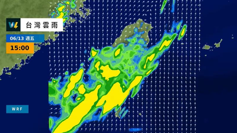 熱帶低壓北上2地防雷雨　天氣回穩時間曝