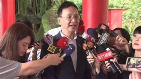 ▲朱立倫13日在台北指南宮受訪。（圖／翻攝畫面）