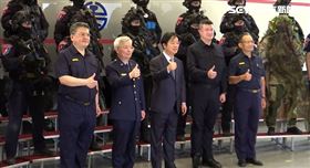 ▲賴清德視導「內政部警政署反恐訓練中心」。（圖／翻攝畫面）