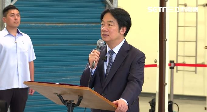 賴清德視導「內政部警政署反恐訓練中心」,致詞時強調「警察是全社會防衛韌性重要的基石」。(圖/翻攝畫面)