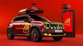 ▲雷諾Vision 4 Rescue火災指揮概念車。（翻攝Renault）