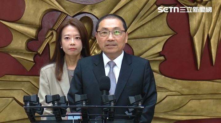 總統府邀國民黨、民眾黨兩黨主席共商國是,侯友宜受訪表示「呼籲執政黨,這個和諧不能只說說而已。我也樂見跨黨派的合作」。(圖/翻攝畫面)
