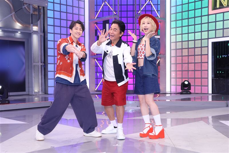 吳宗憲、Lulu與陳漢典三位主持人今出席記者會。（圖／記者鄭孟晃攝影）