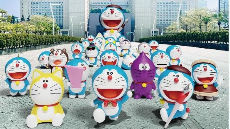 週末衝!60隻哆啦A夢快閃信義區
