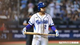 ▲中職36年例行賽，富邦悍將游擊手林澤彬遭到三振。（圖／記者劉彥池攝影）