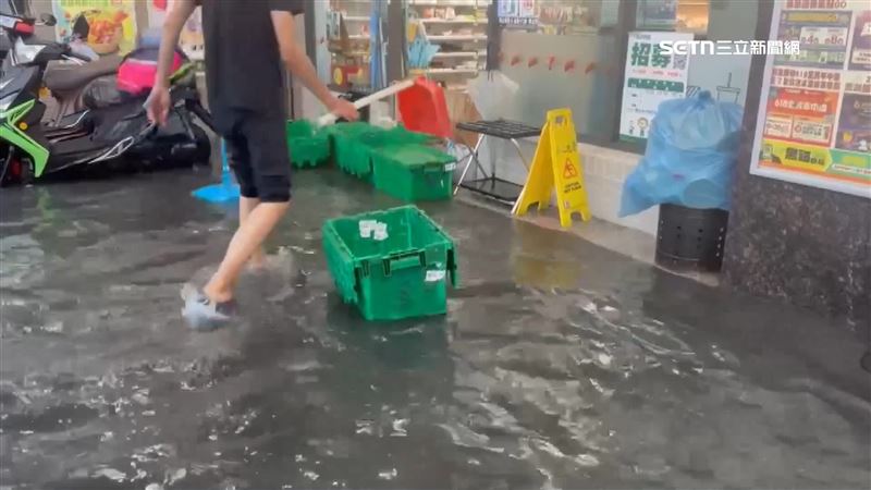 雨彈炸高雄淹水災情多,驚見「土虱」現蹤