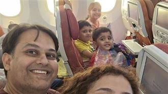 印航空難！一家五口機艙燦笑自拍成永別