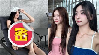 瘋掉！最頂2韓職女神同框　曝超犯規視角