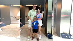 ▲南珉貞賽後和富邦悍將洋投布坎南合影。（圖／翻攝自南珉貞IG）