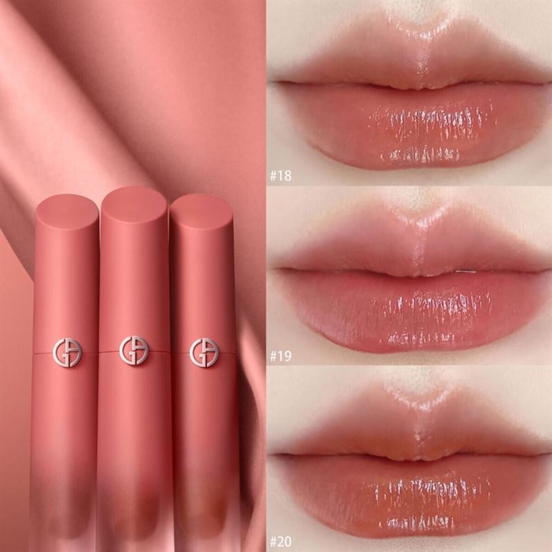 （圖／翻攝自Giorgio Armani）Giorgio Armani 奢華絲緞訂製水唇釉 威尼斯日出限定版