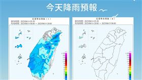 ▲未來高溫趨勢 降雨趨勢。（圖／中央氣象署提供） 