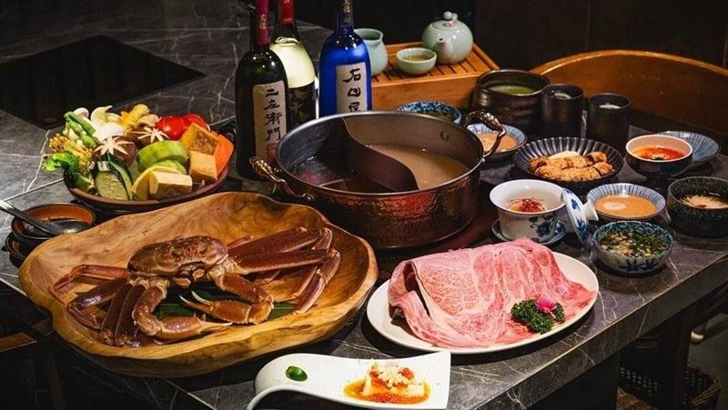 火鍋界的愛馬仕　推松葉海陸雙饗套餐四吃