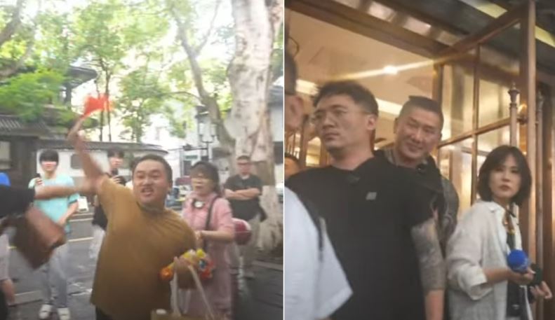 男舉五星旗嗆台獨狗　粉絲護館長：他不是