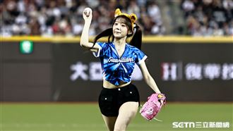 李珠珢精準開球　起亞虎好友擔心在台生活