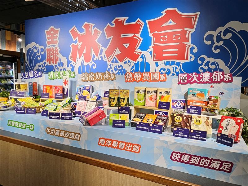全聯盤點今年上半年7款熱銷冰品。(圖/全聯 提供)