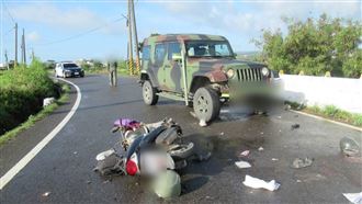 女騎士對撞軍車亡！陸軍下士說法曝