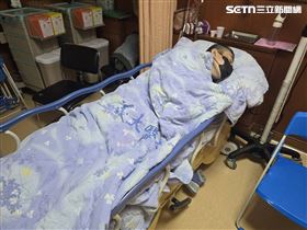 林明佐出看守所第一天，就高燒急送醫。（圖／翻攝畫面）