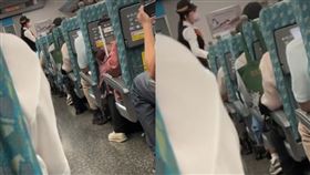 高鐵自由座時，又驚見「佔位魔人」。（圖／翻攝自「爆廢公社」臉書社團）