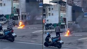 加油站「人燒成1團火球」全身70%燒傷送醫(圖/翻攝Threads)