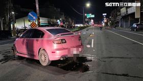 高雄市,湖內區,事故,車禍,騎士,肇事,內側車道,死亡,重傷▲圖片描述。（圖／翻攝畫面）