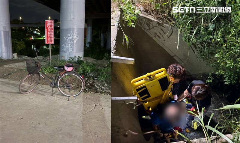 「詭墜水溝」卡2米深！7旬翁OHCA…未脫險