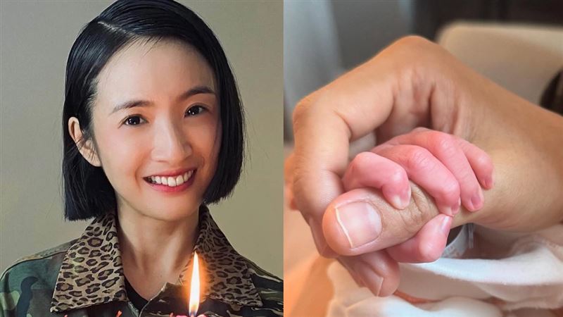 林依晨生產後分享大手牽小手溫馨畫面。(圖/翻攝自IG)