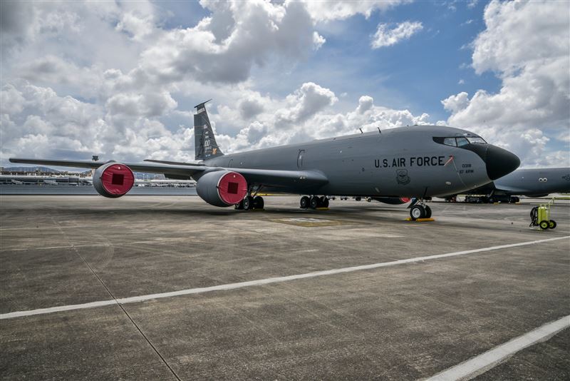 美軍KC-135R同溫層加油機。(圖/翻攝臉書Boeing KC-135 )