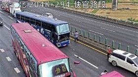 事故現場情形。（圖／翻攝國道即時影像）