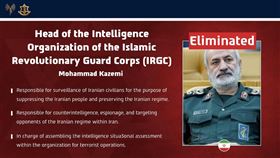 世界警察換人當？伊朗4名情報高層遭斬首　以色列：他們主導恐怖行動。以色列國防軍