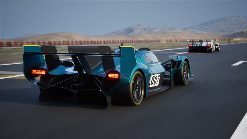 Aston Martin Valkyrie LM幾乎與現役參戰WEC與IMSA的賽車一模一樣。(翻攝Aston Martin網站)