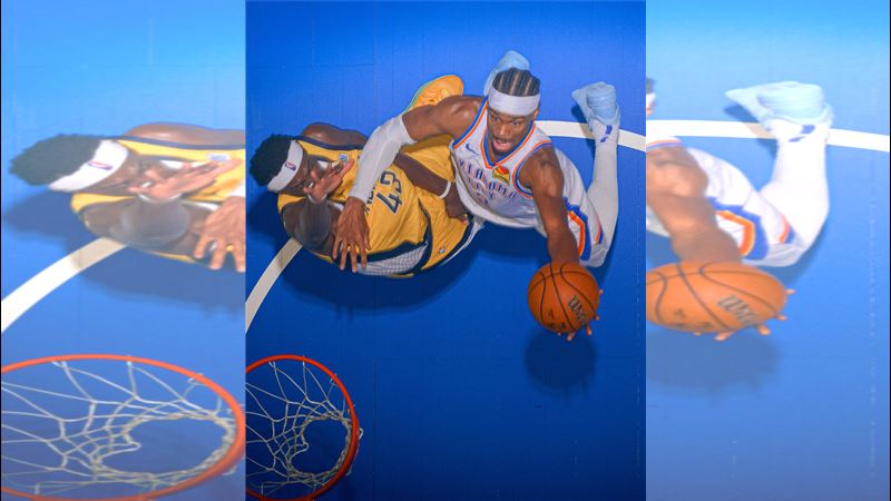 奧克拉荷馬雷霆一哥亞歷山大(Shai Gilgeous-Alexander)。(圖/翻攝自X平台 @NBA)