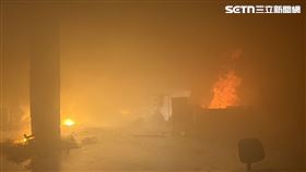 神岡,工廠,大火,金屬鎂,燃燒,送醫,台中（圖／翻攝畫面）