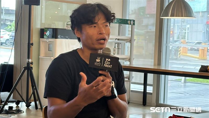 台灣登山好手「阿果」呂忠翰。(圖/記者蔡厚瑄攝影)