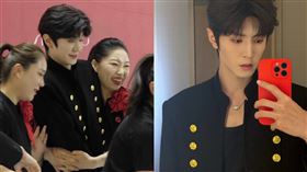 ▲陳哲遠出席活動時被櫃姐雙手摟抱。（圖／翻攝自微博）