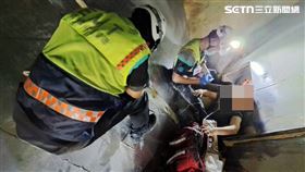 飼料廠,北斗,工安意外,攪拌器,捲入,員工,命危,彰化（圖／翻攝畫面）