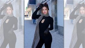 面對遭指控影片盜用未授權的音樂，薔薔發聲回應並道歉。（翻攝自薔薔IG@chialing_maze）