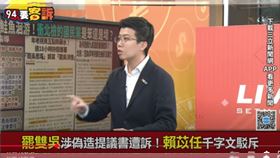 ▲苗博雅認為，賴苡任不服起訴書「指導不詳志工」之指控，是在學民眾黨模式為自己辯護，日後恐被判更重。（圖／94要客訴）