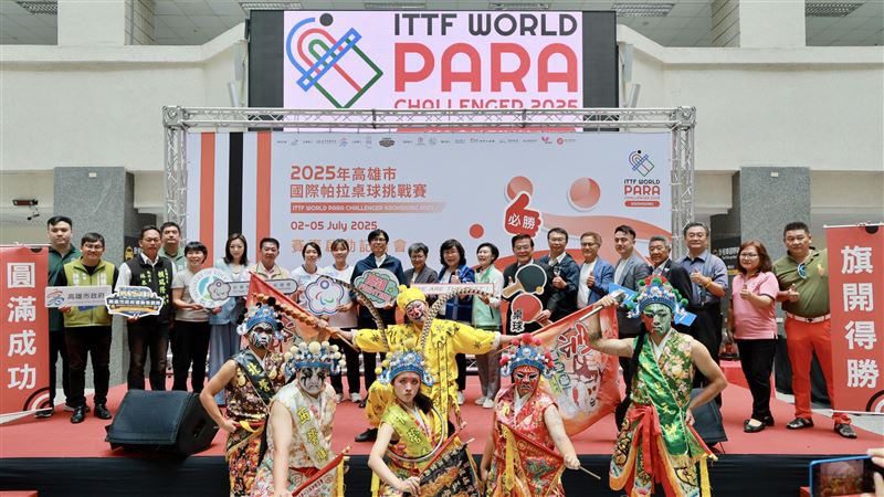 7月帕拉桌球賽在高雄！陳其邁說話了