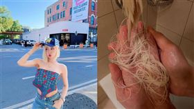 DJ SODA漂髮導致頭髮狂掉。（圖／翻攝自DJ SODA IG）