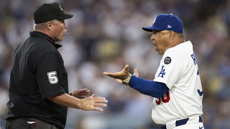 砸大谷替隊友報仇　羅伯茲暴氣抗議遭驅逐